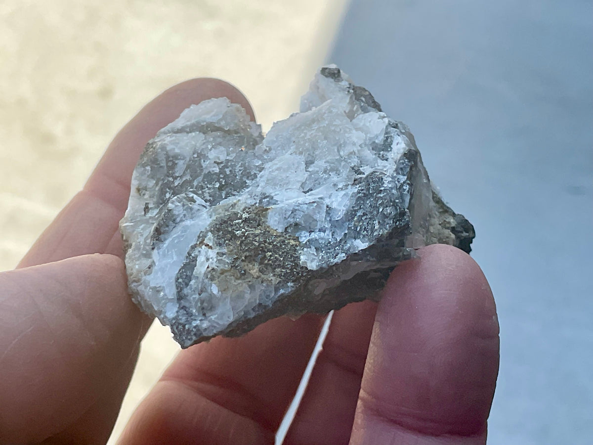 76g Calcite, Quartz and Magnetite Specimen 2 from the Kara Mine, Tasmania