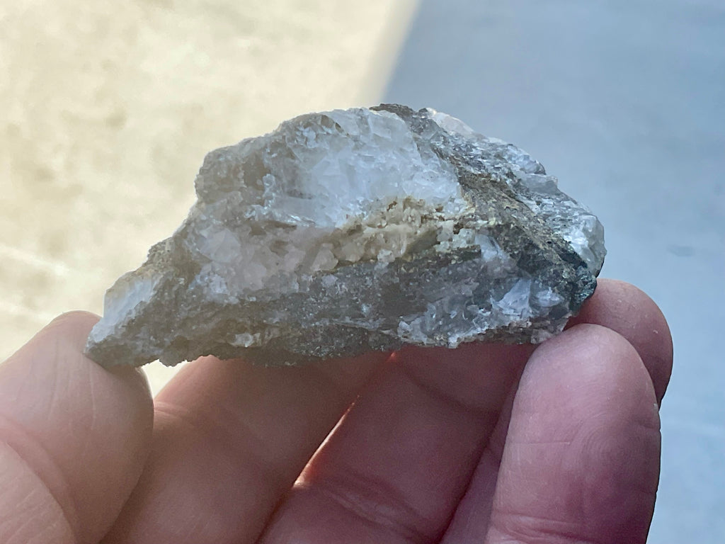 76g Calcite, Quartz and Magnetite Specimen 2 from the Kara Mine, Tasmania