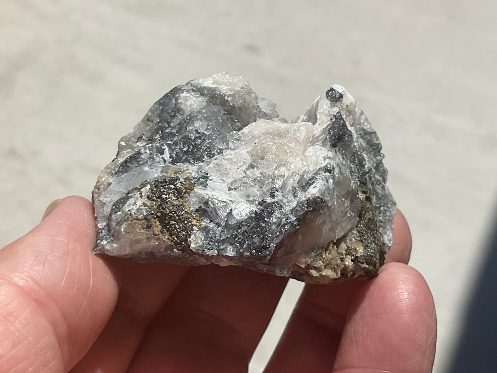 76g Calcite, Quartz and Magnetite Specimen 2 from the Kara Mine, Tasmania