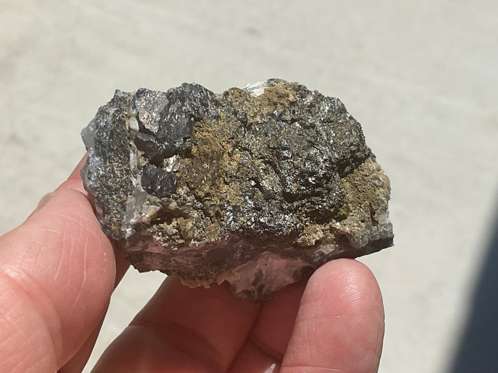 76g Calcite, Quartz and Magnetite Specimen 2 from the Kara Mine, Tasmania