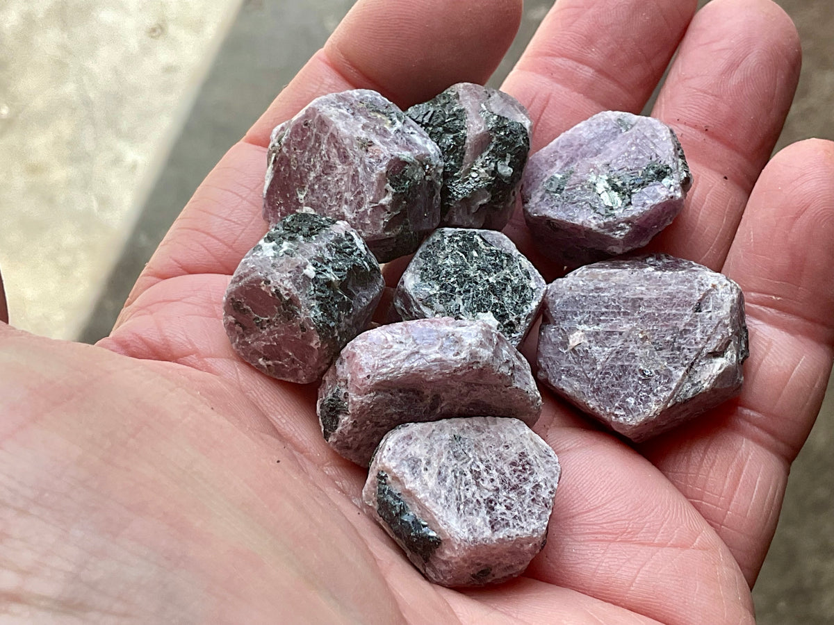 1 piece Medium Corundum (Ruby) Slices with partial “Record Keepers”