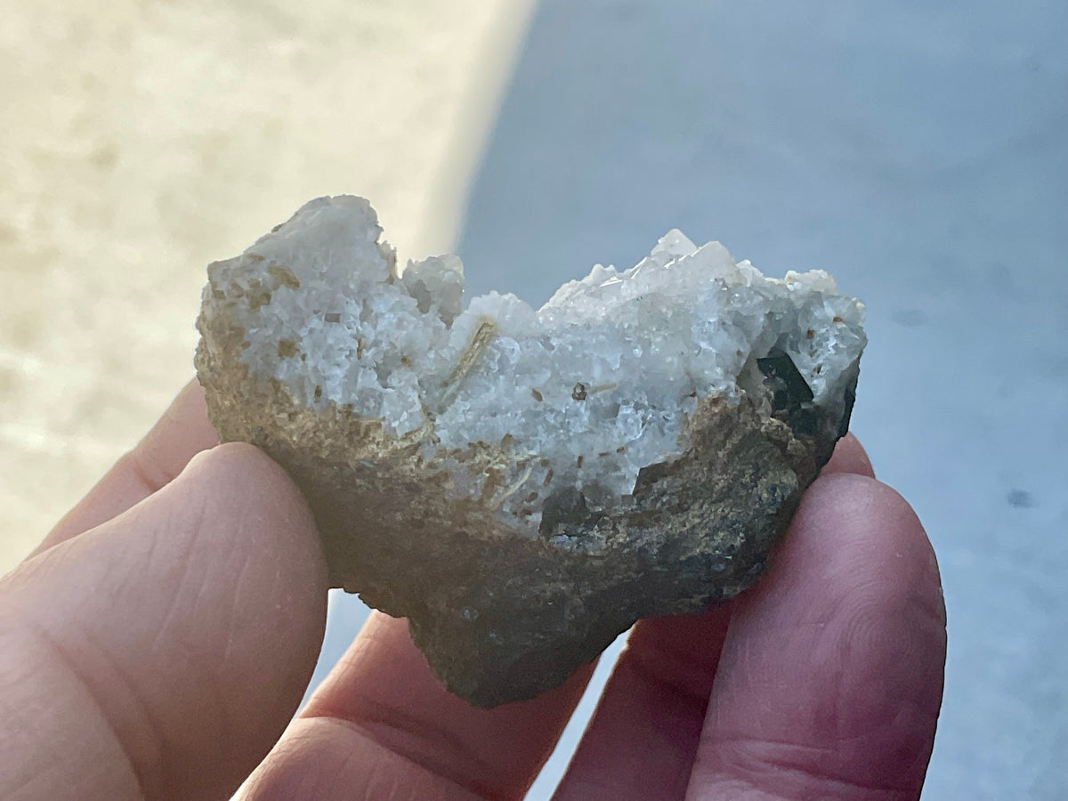80g Calcite, Quartz and Magnetite Specimen 3 from the Kara Mine, Tasmania