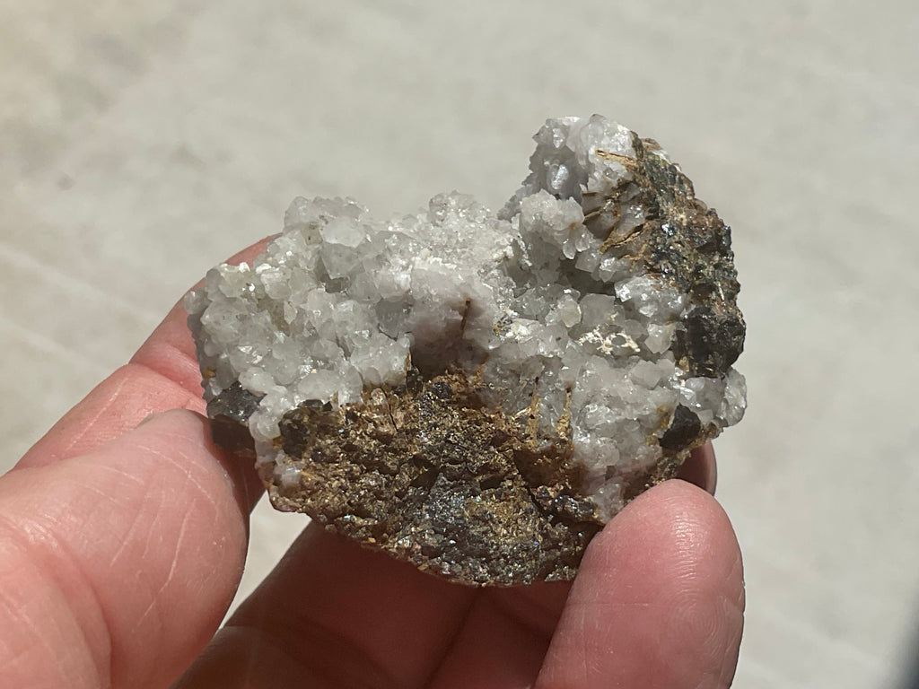 80g Calcite, Quartz and Magnetite Specimen 3 from the Kara Mine, Tasmania