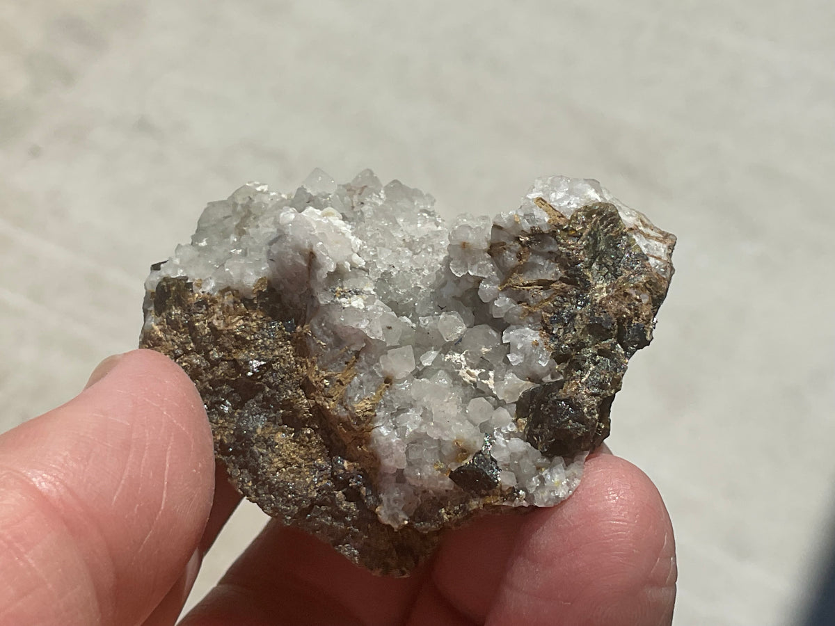 80g Calcite, Quartz and Magnetite Specimen 3 from the Kara Mine, Tasmania