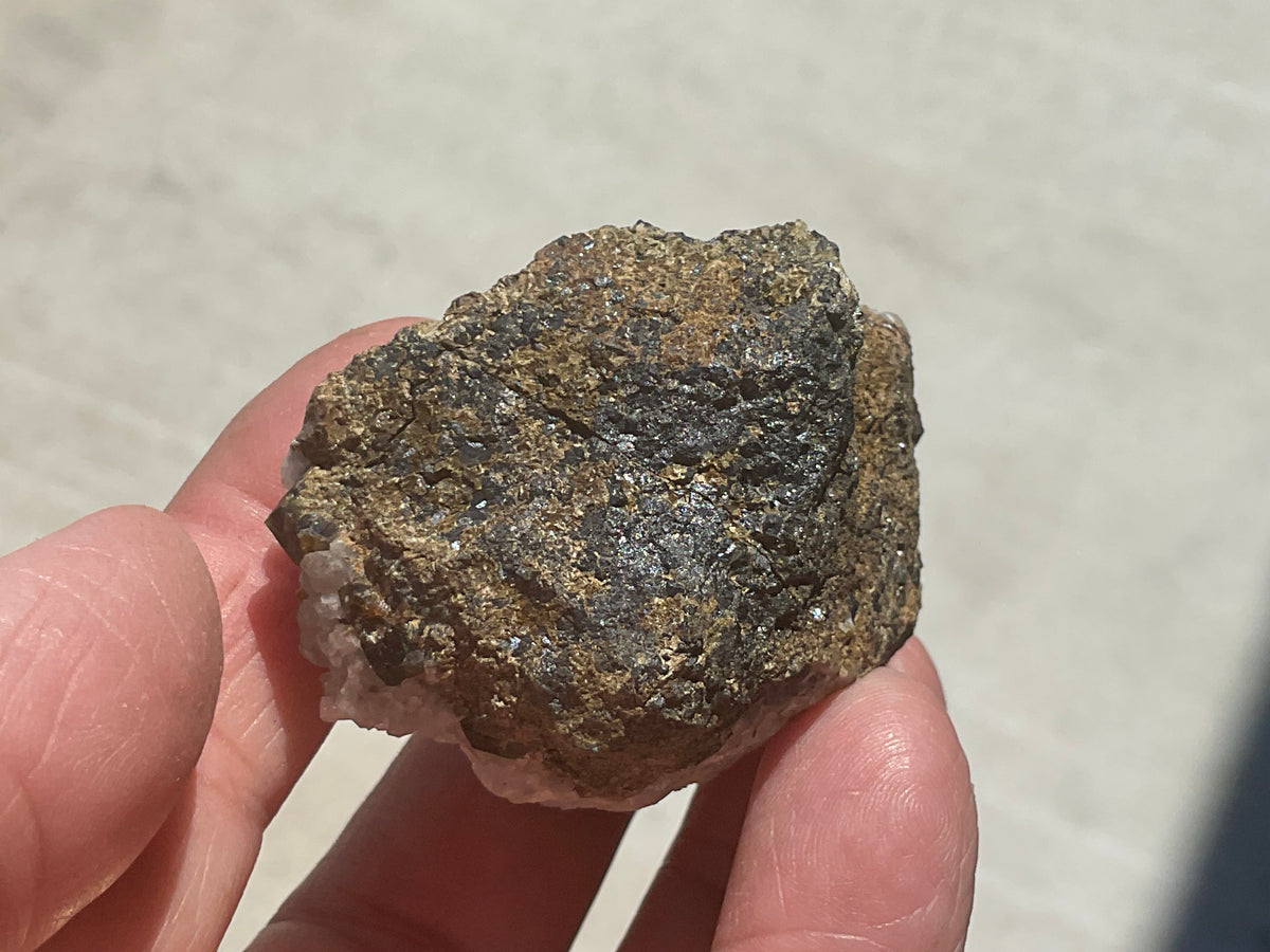 80g Calcite, Quartz and Magnetite Specimen 3 from the Kara Mine, Tasmania