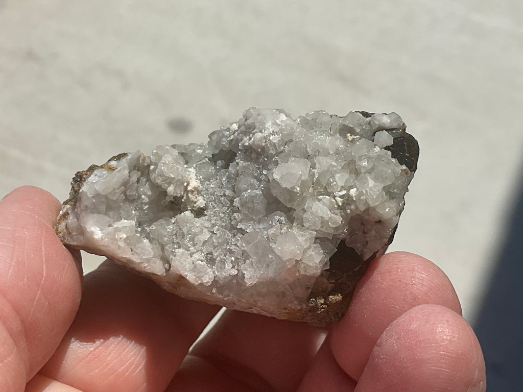 80g Calcite, Quartz and Magnetite Specimen 3 from the Kara Mine, Tasmania