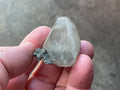 30g Large Diamond Calcite on Pyrite/Chalcedony on Druzy Quartz Matrix Specimen 1A from Fujian, China