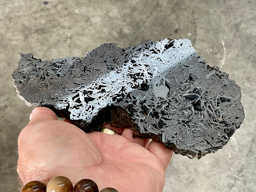 362g Polished Reticulated Hematite Slab A