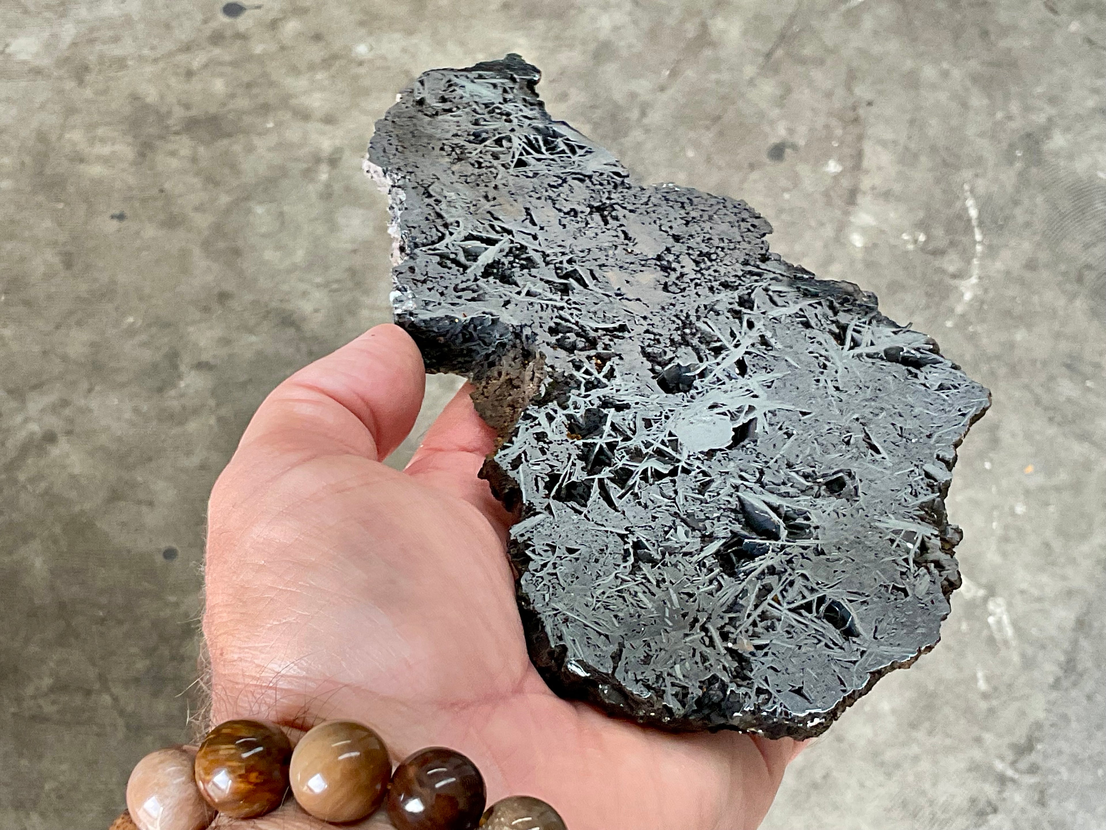 362g Polished Reticulated Hematite Slab A