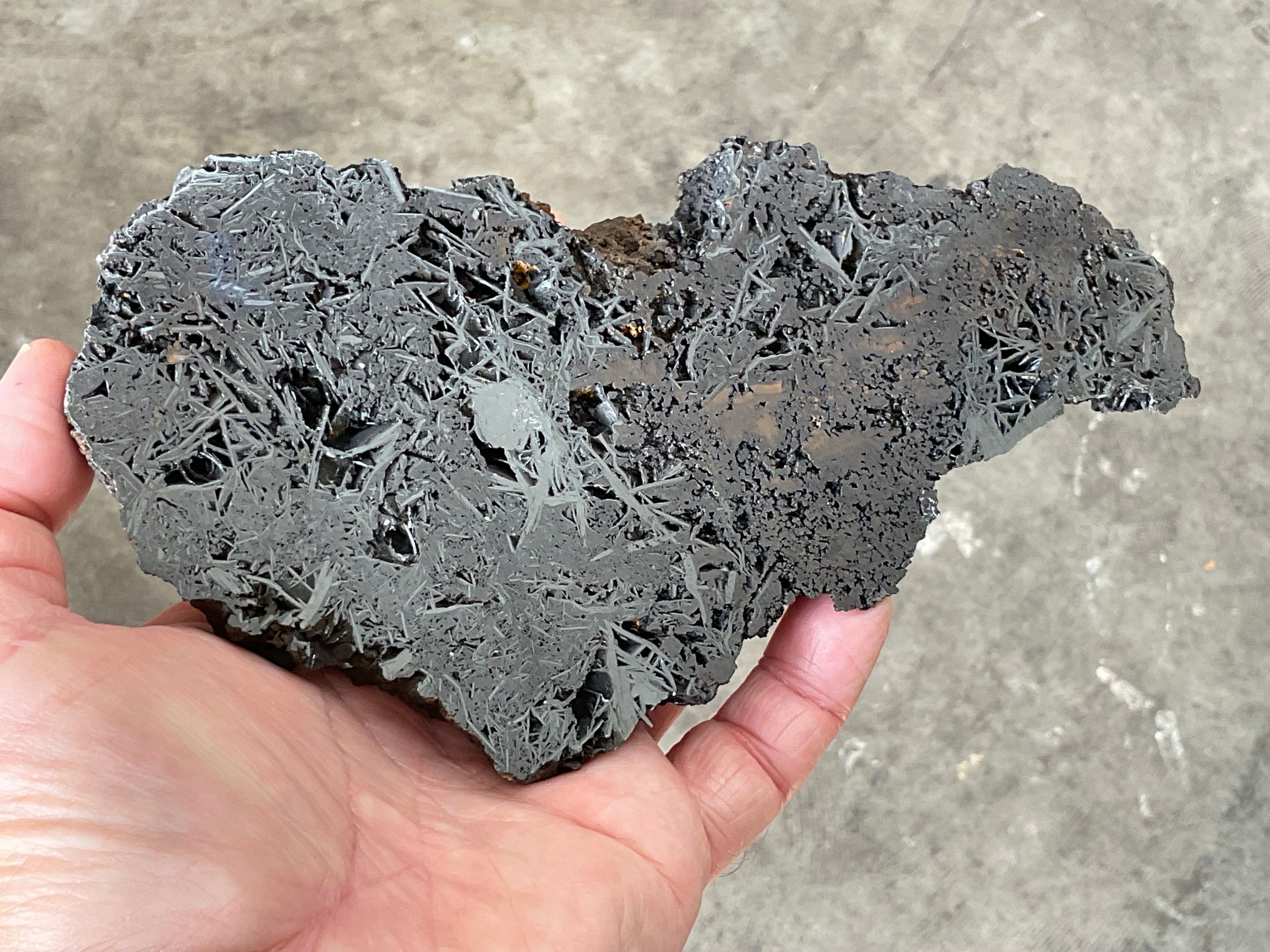 362g Polished Reticulated Hematite Slab A