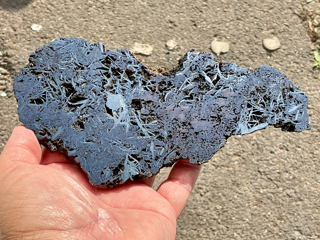 362g Polished Reticulated Hematite Slab A