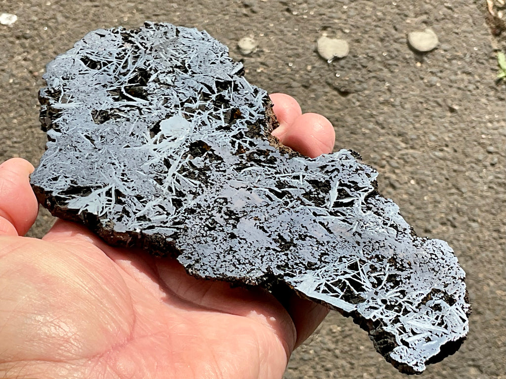 362g Polished Reticulated Hematite Slab A