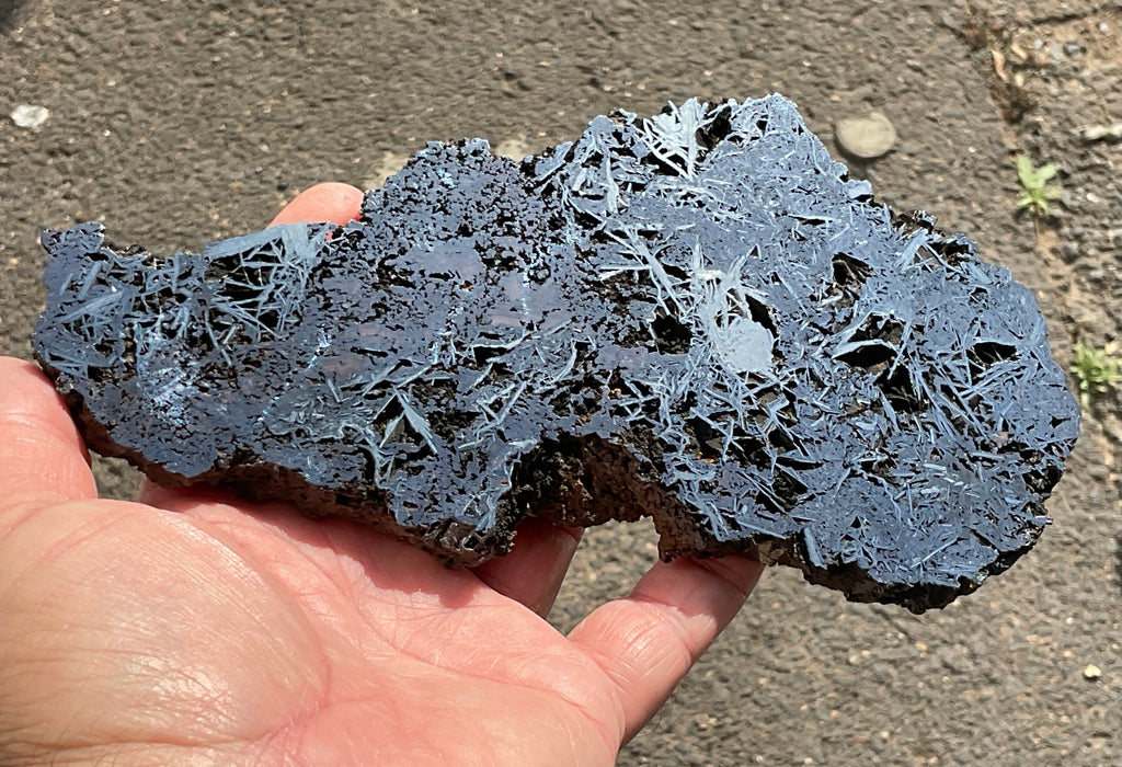 362g Polished Reticulated Hematite Slab A
