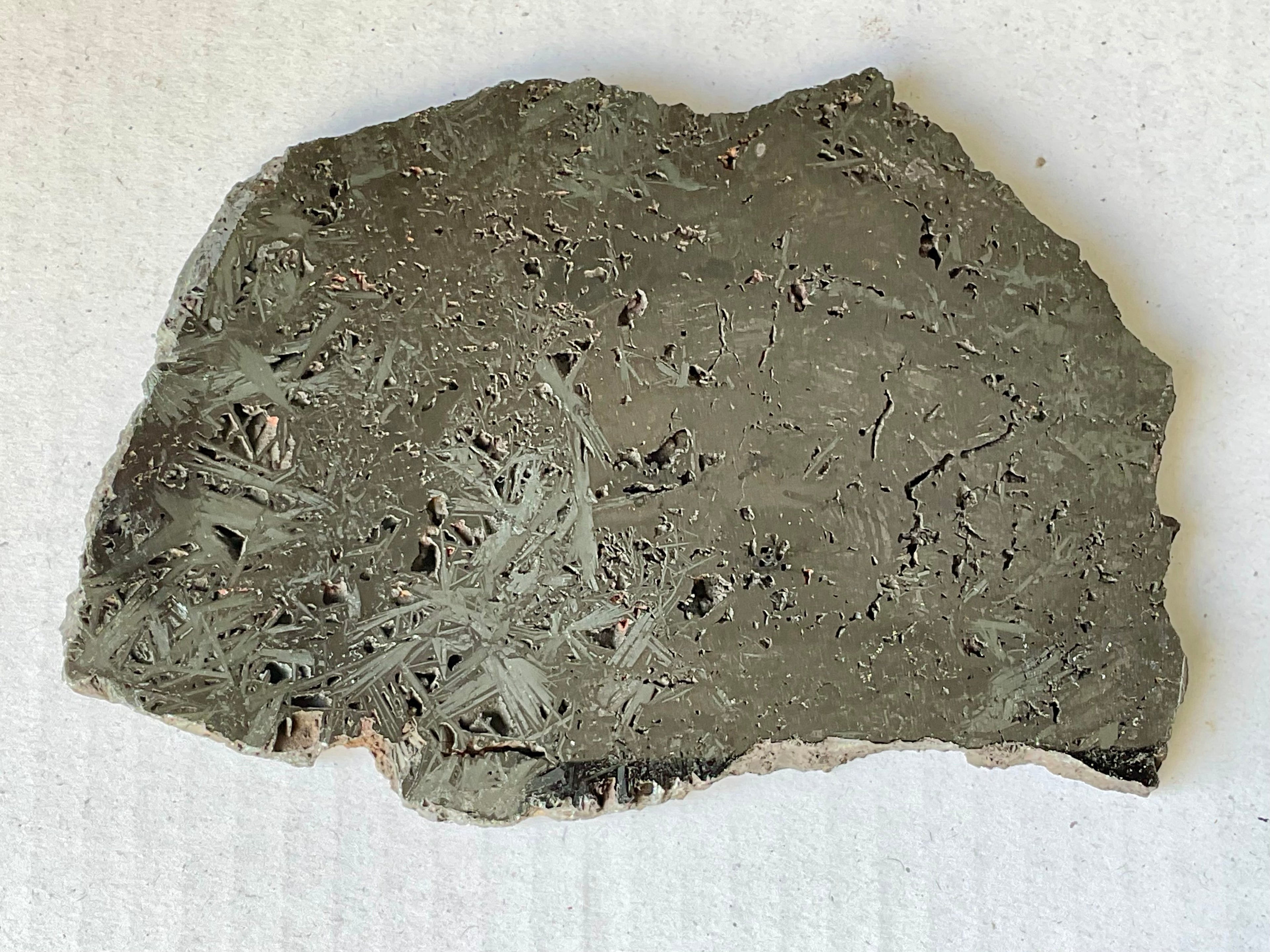 674g Polished Reticulated Hematite Slab B