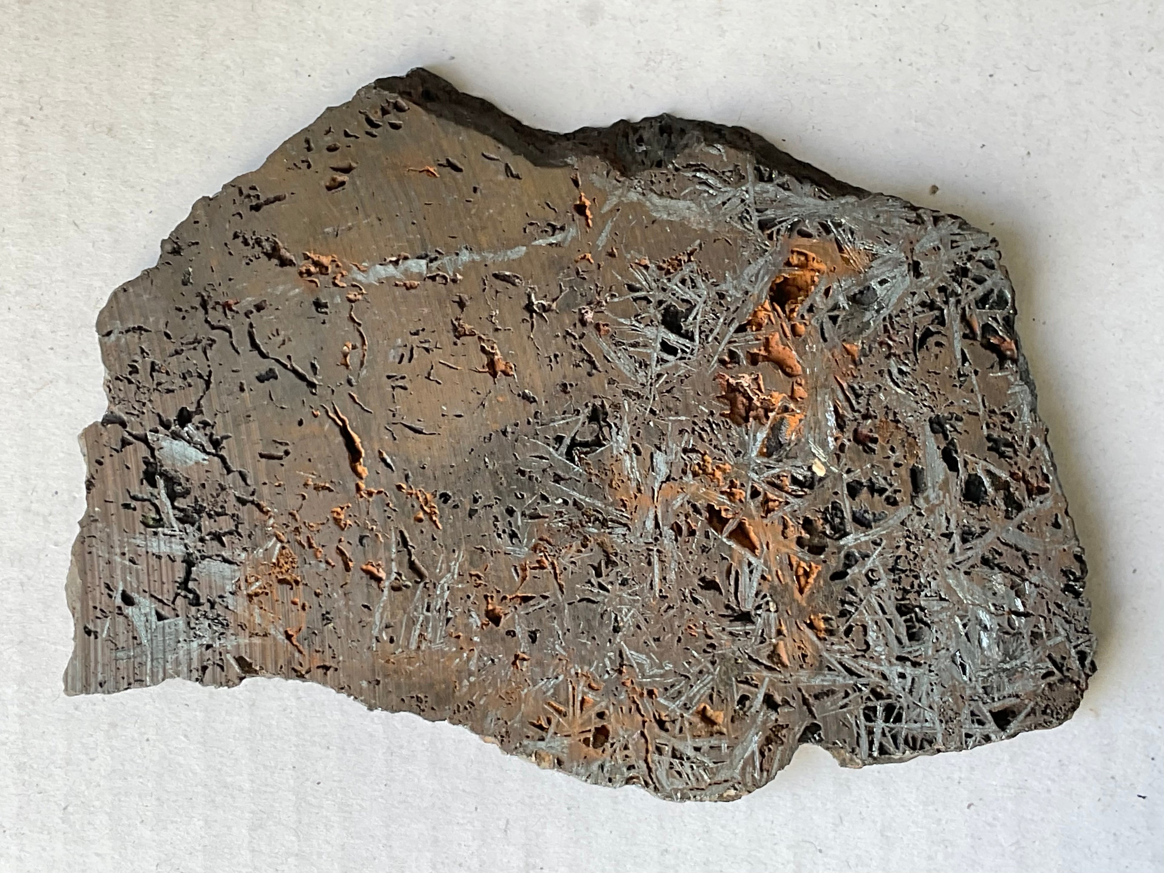 674g Polished Reticulated Hematite Slab B