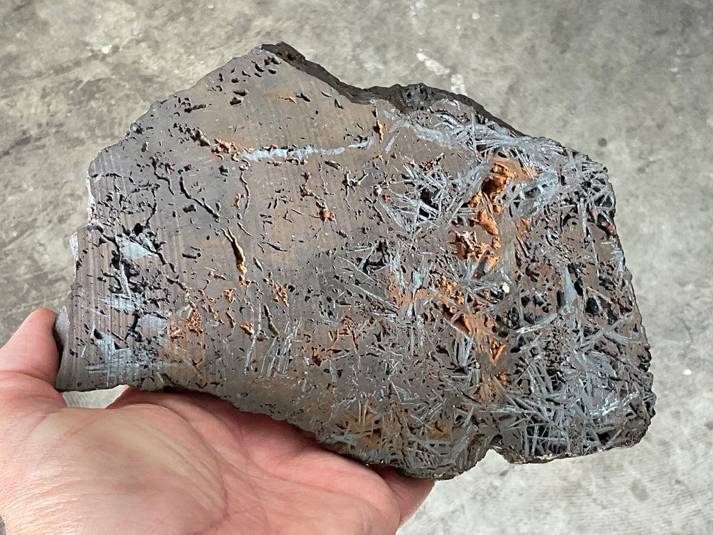 674g Polished Reticulated Hematite Slab B
