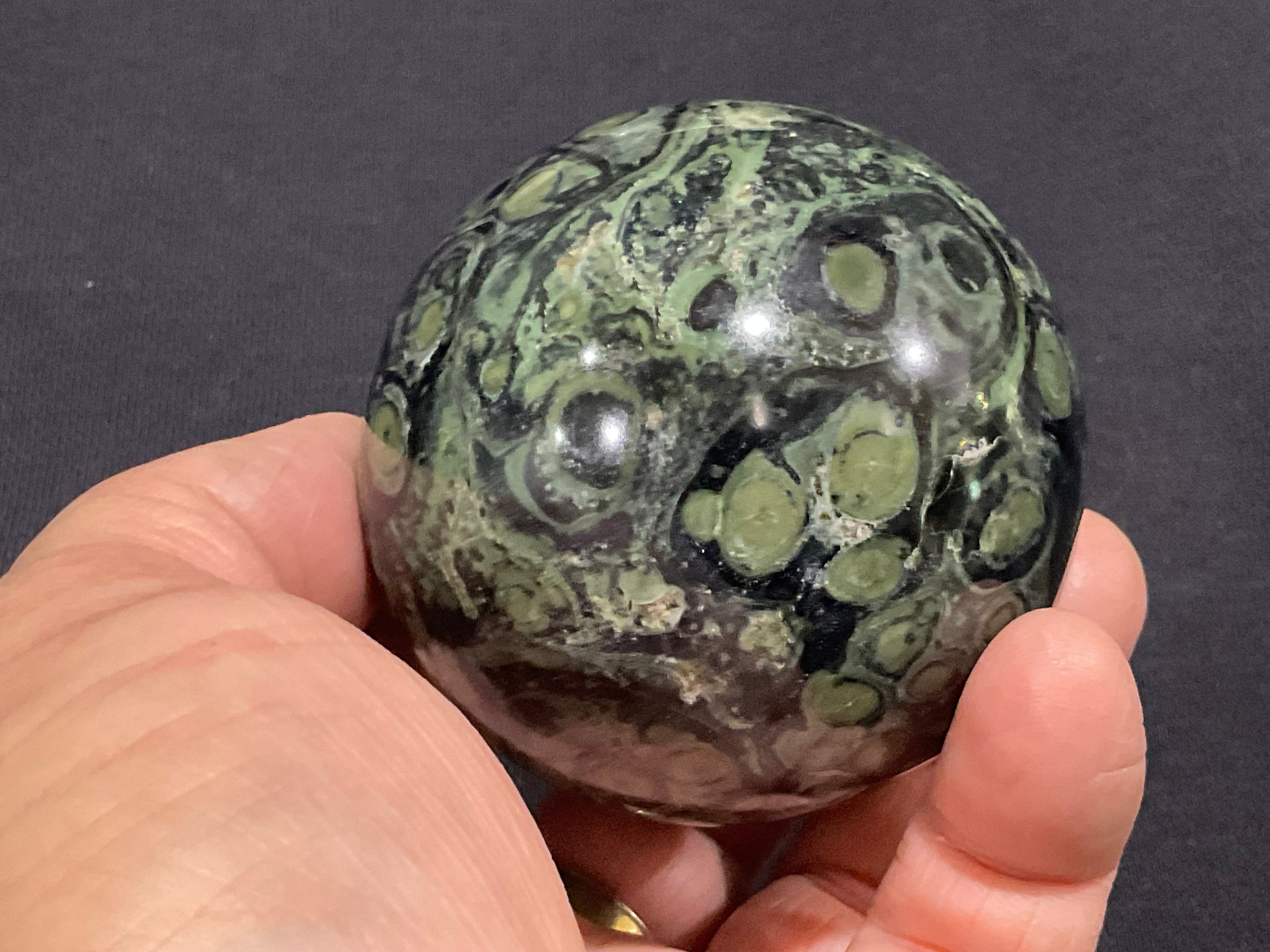 386g Kambaba Jasper Sphere 3B