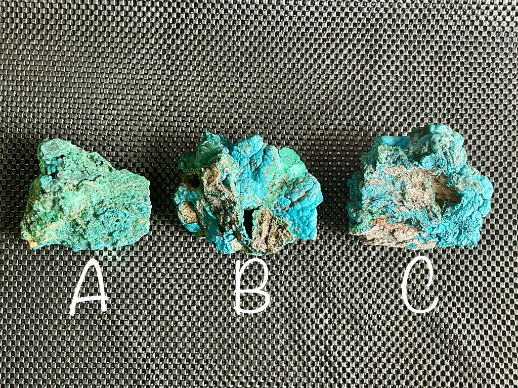650g Malachite and Chrysocolla Rough Specimen A