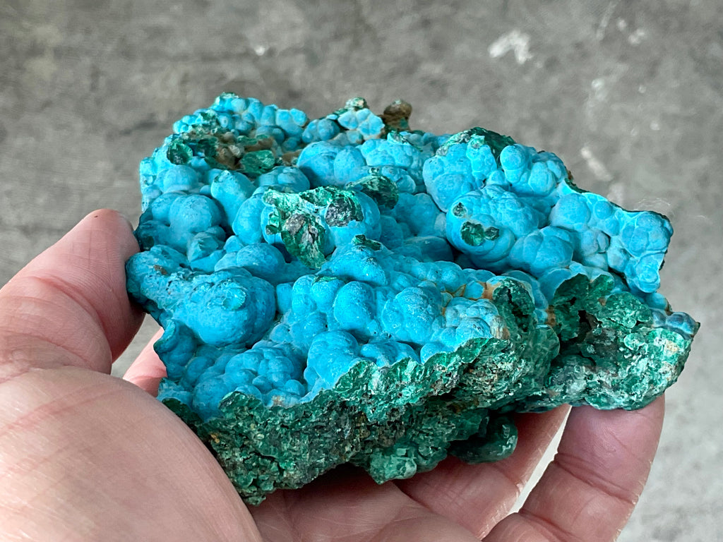 650g Malachite and Chrysocolla Rough Specimen A