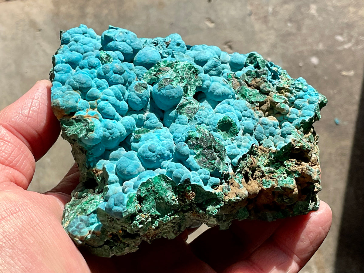 650g Malachite and Chrysocolla Rough Specimen A