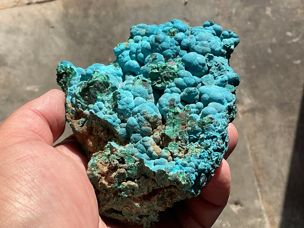 650g Malachite and Chrysocolla Rough Specimen A