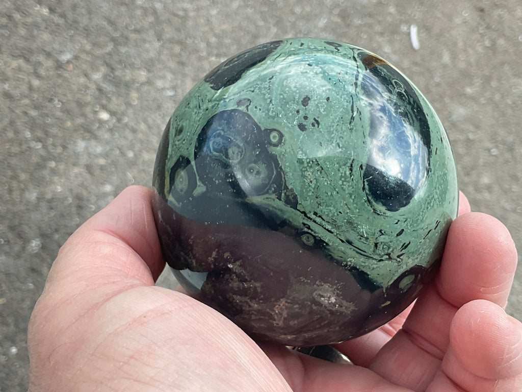 572g Kambaba Jasper Sphere 4B