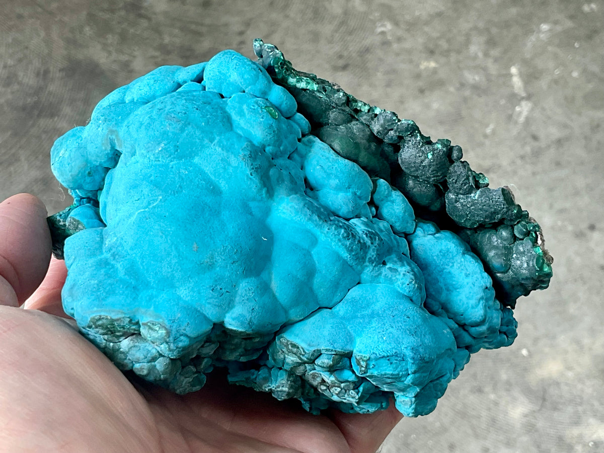 1,054g Malachite and Chrysocolla Rough Specimen C