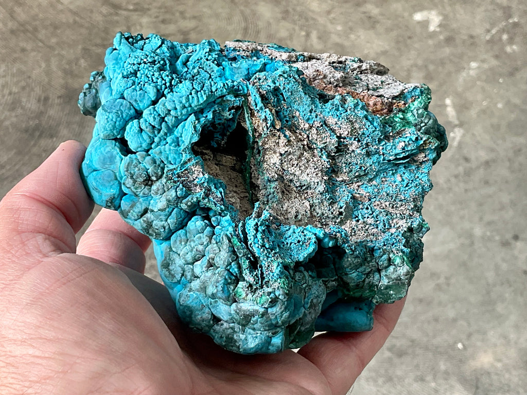 1,054g Malachite and Chrysocolla Rough Specimen C