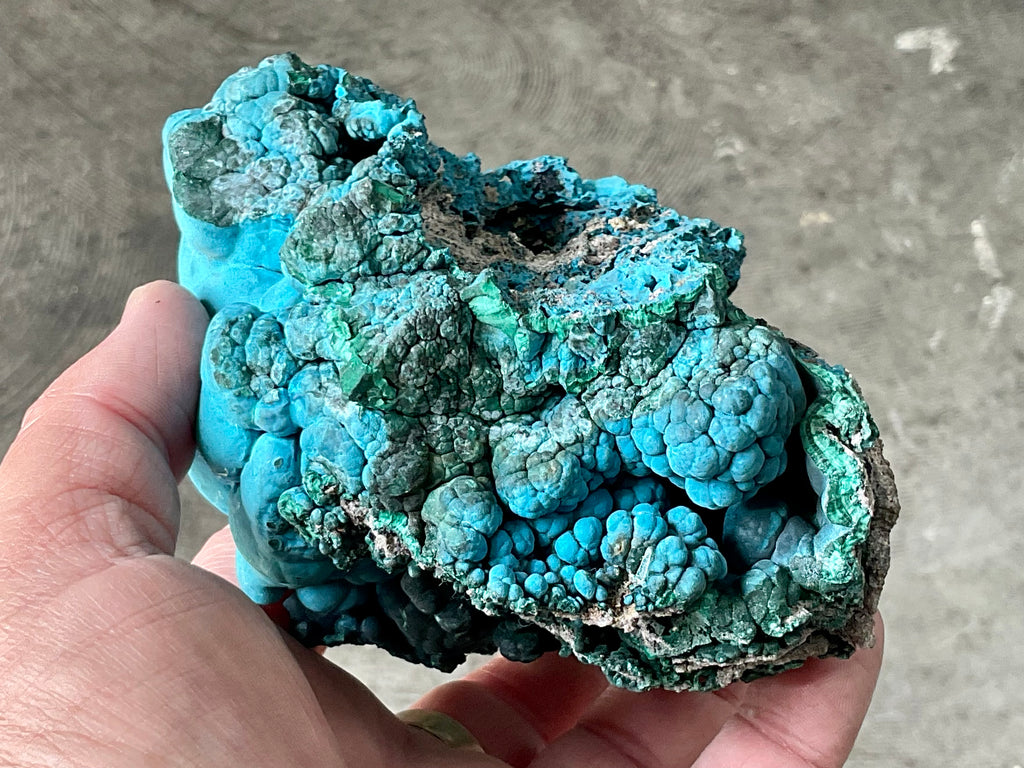1,054g Malachite and Chrysocolla Rough Specimen C