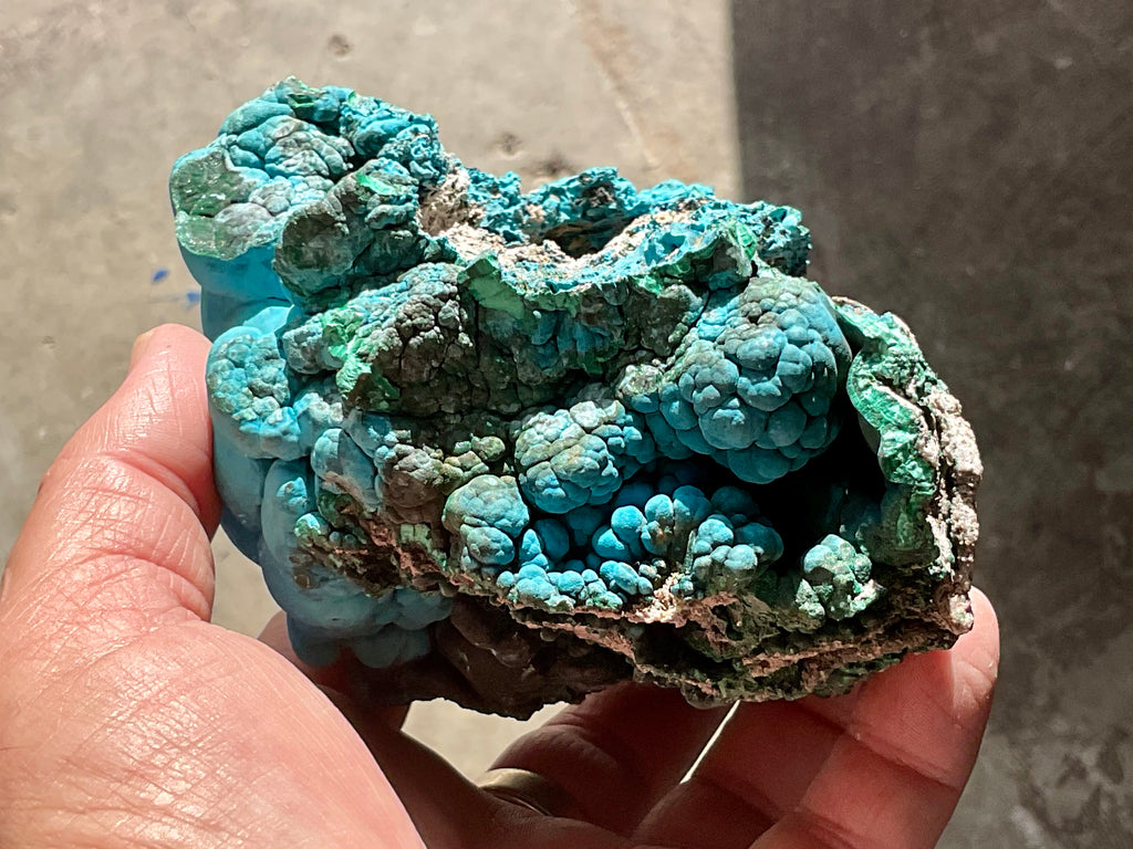 1,054g Malachite and Chrysocolla Rough Specimen C
