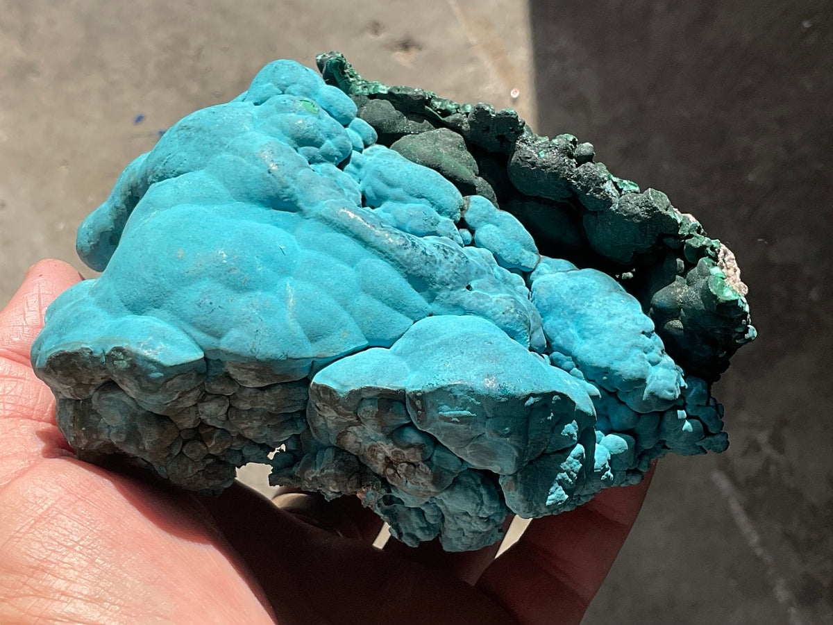 1,054g Malachite and Chrysocolla Rough Specimen C
