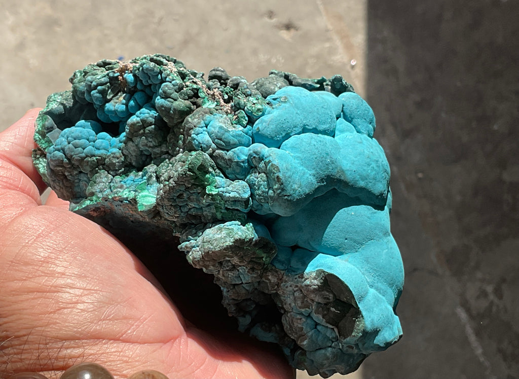 1,054g Malachite and Chrysocolla Rough Specimen C