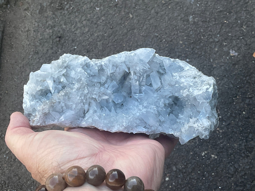 1055g Dog Tooth Celestine/Celestine Geode Specimen