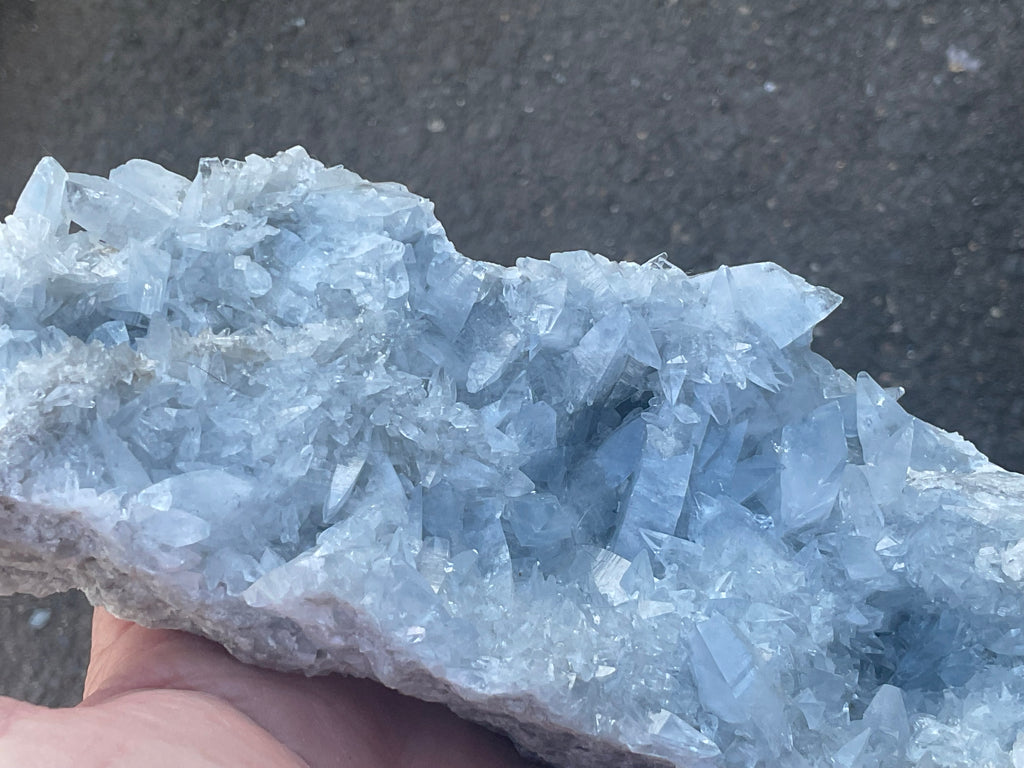 1055g Dog Tooth Celestine/Celestine Geode Specimen
