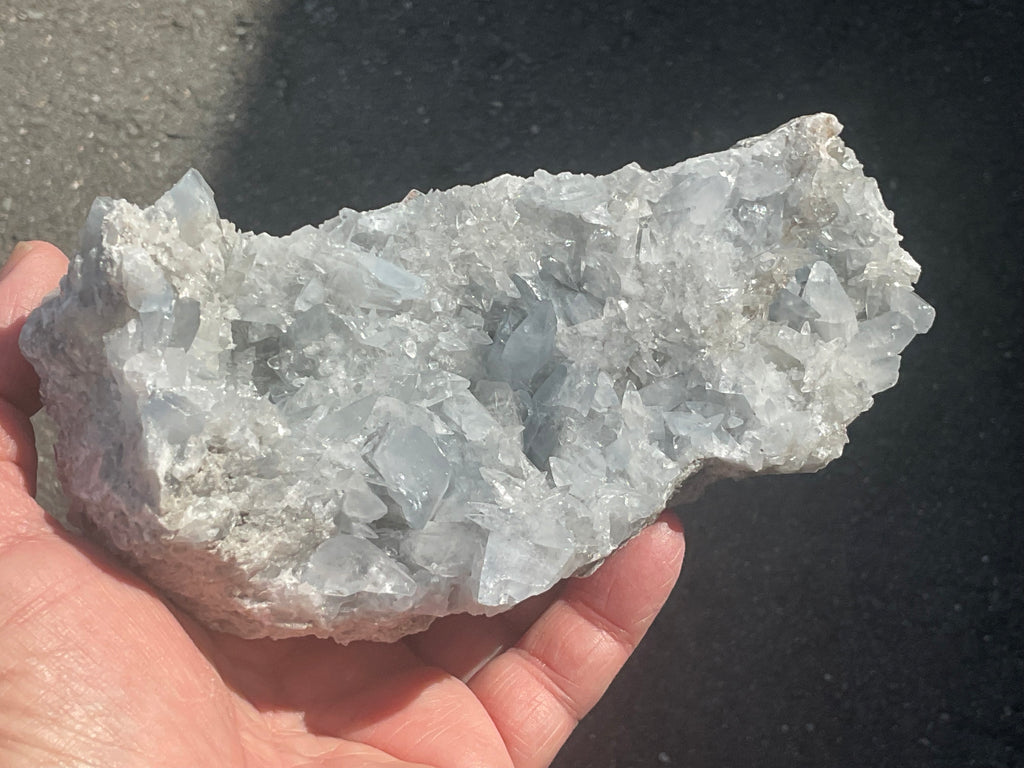 1055g Dog Tooth Celestine/Celestine Geode Specimen