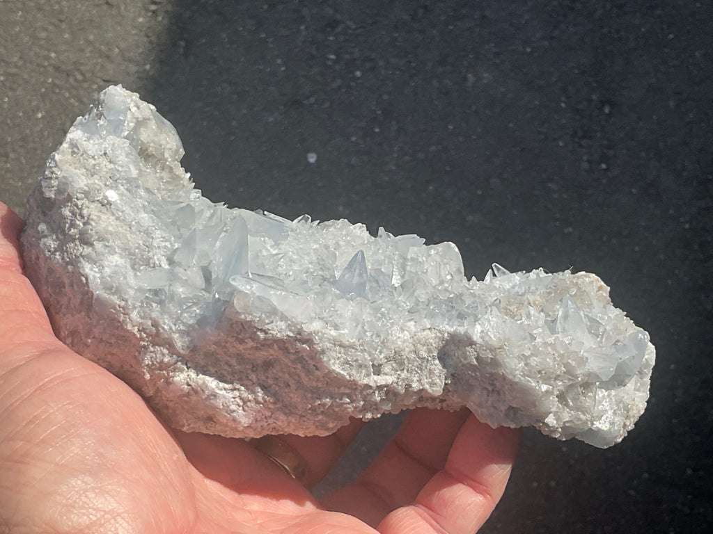 1055g Dog Tooth Celestine/Celestine Geode Specimen