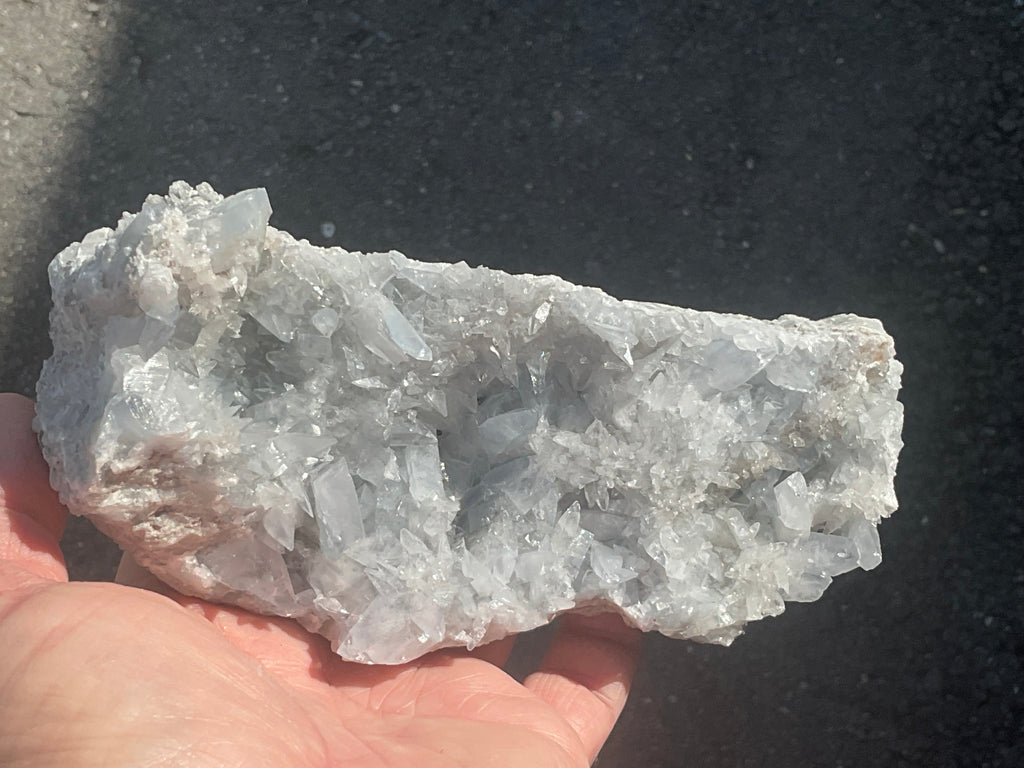 1055g Dog Tooth Celestine/Celestine Geode Specimen