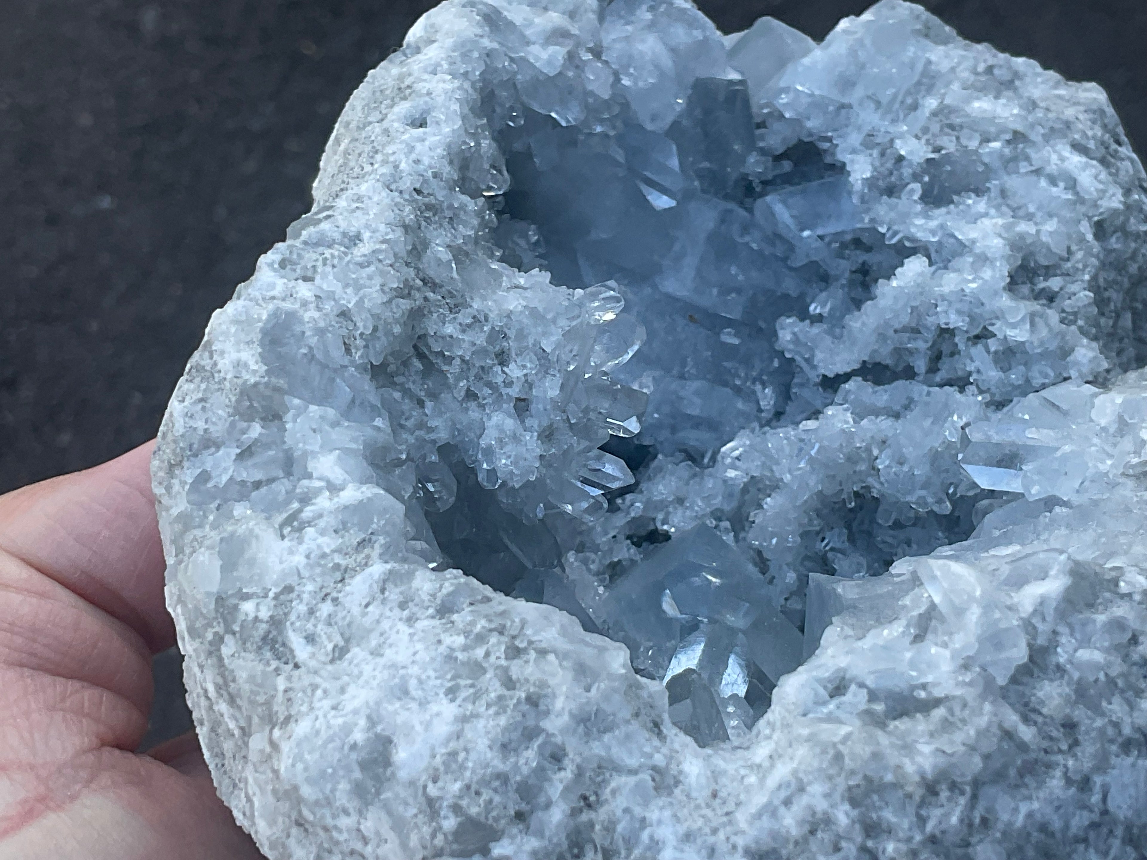 1838g Celestite/Celestine Geode