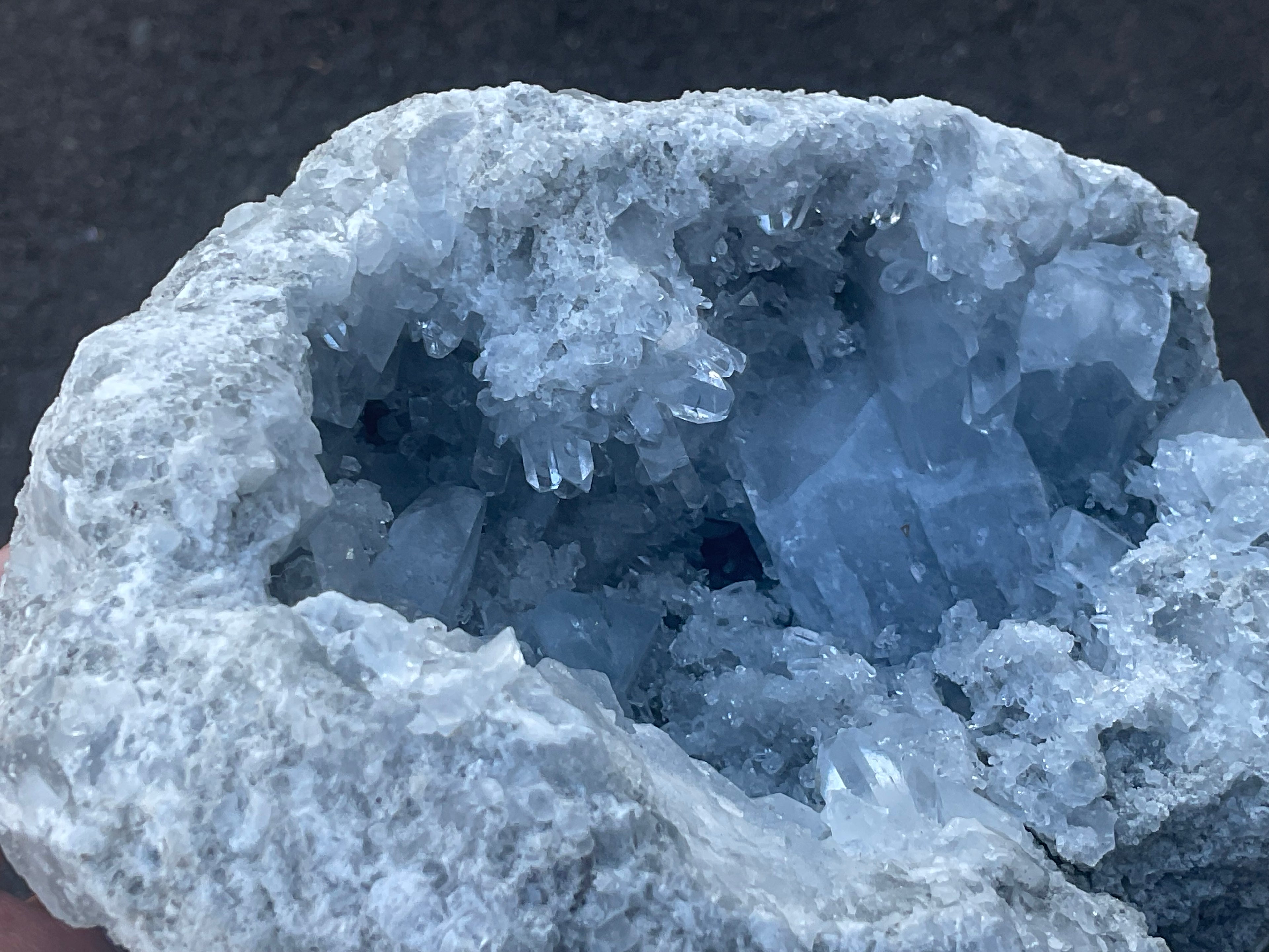 1838g Celestite/Celestine Geode