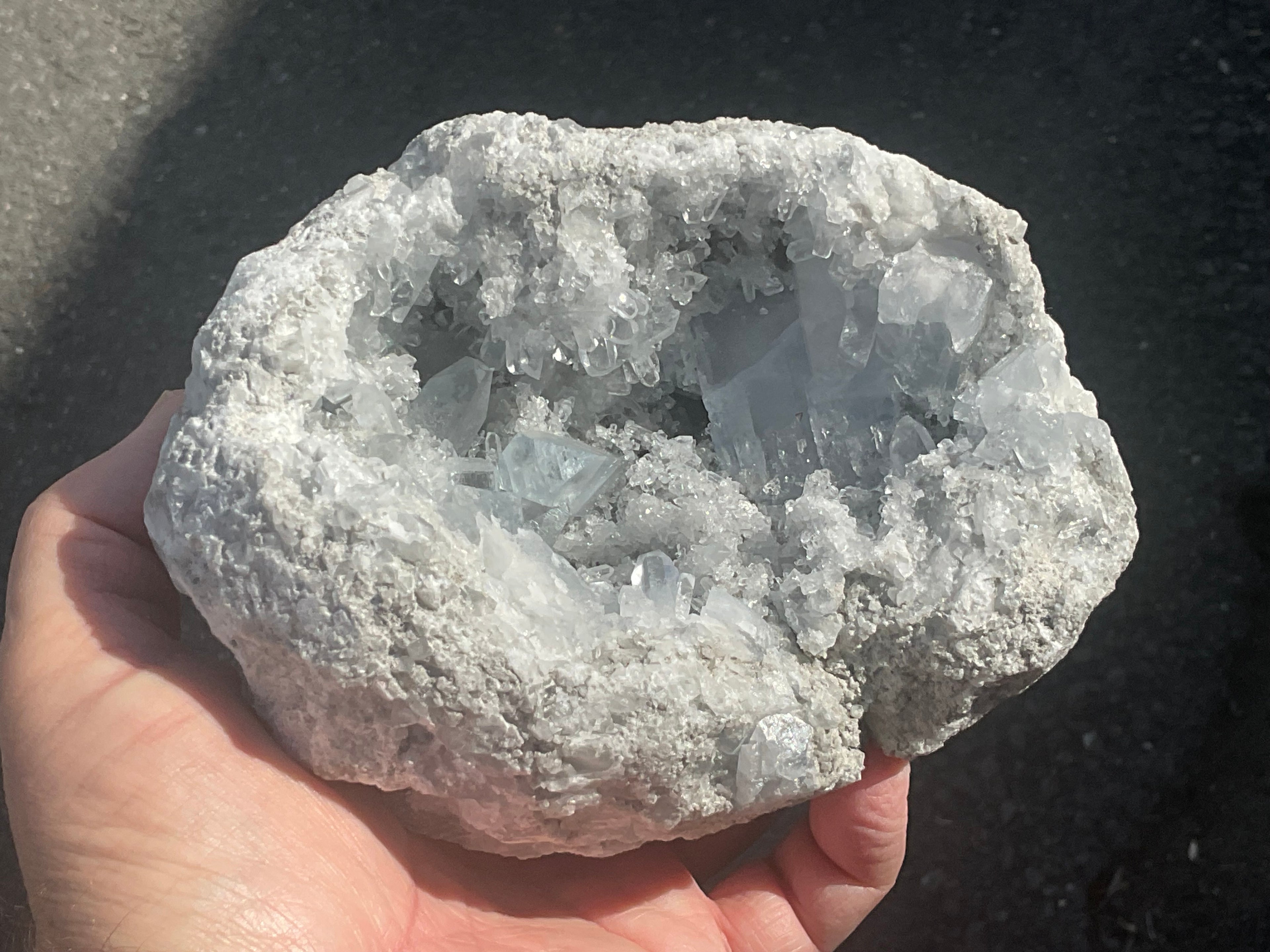 1838g Celestite/Celestine Geode