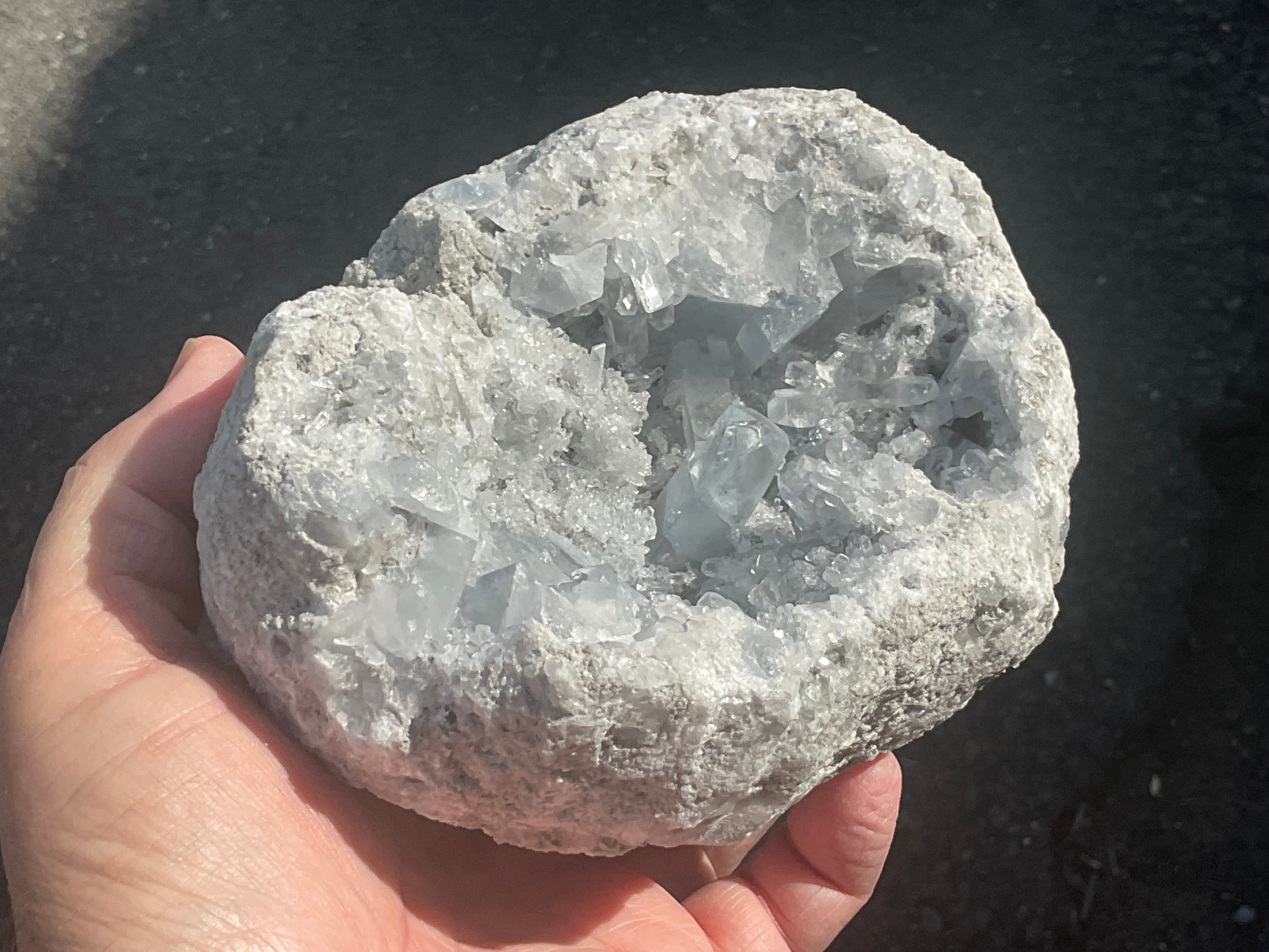 1838g Celestite/Celestine Geode