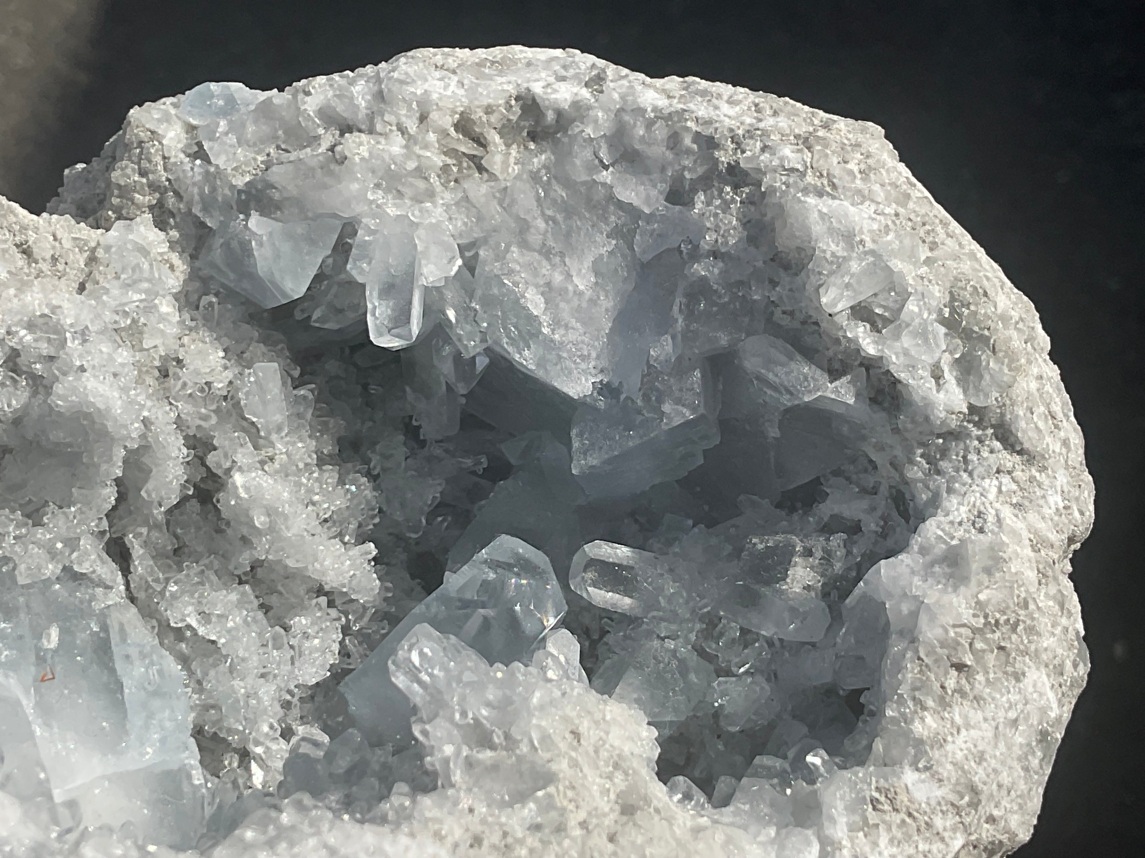 1838g Celestite/Celestine Geode