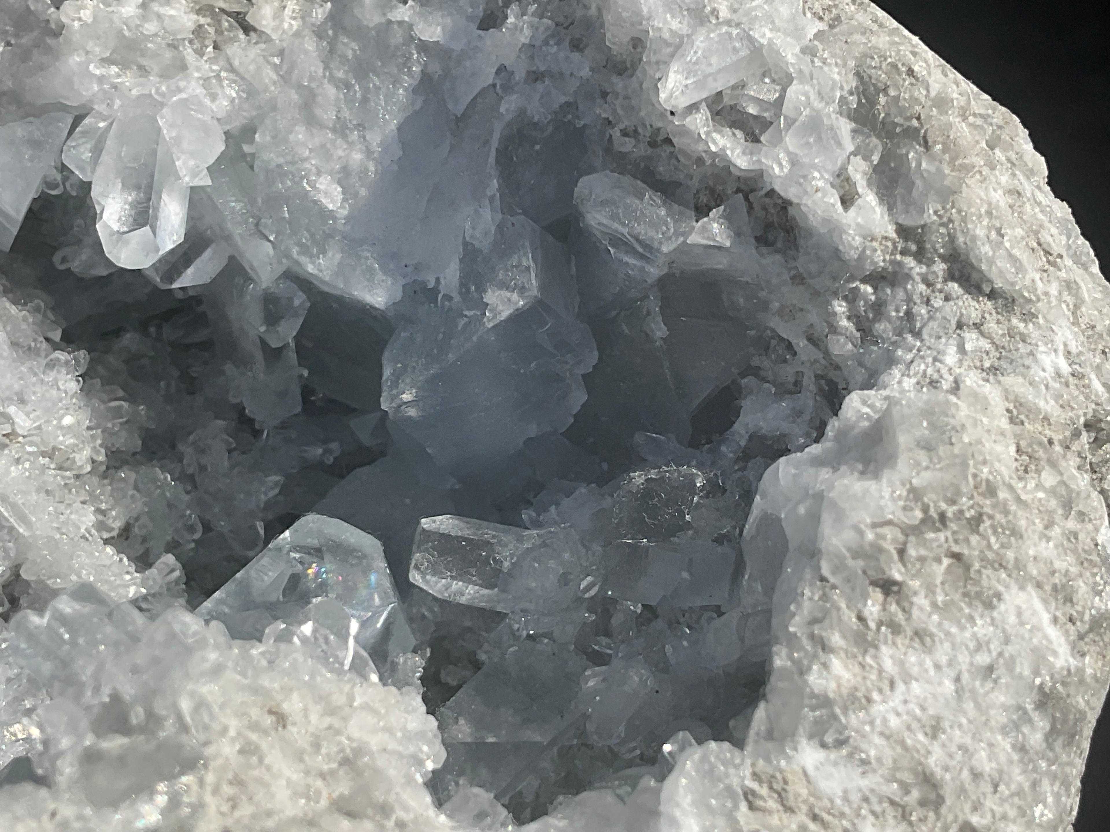 1838g Celestite/Celestine Geode