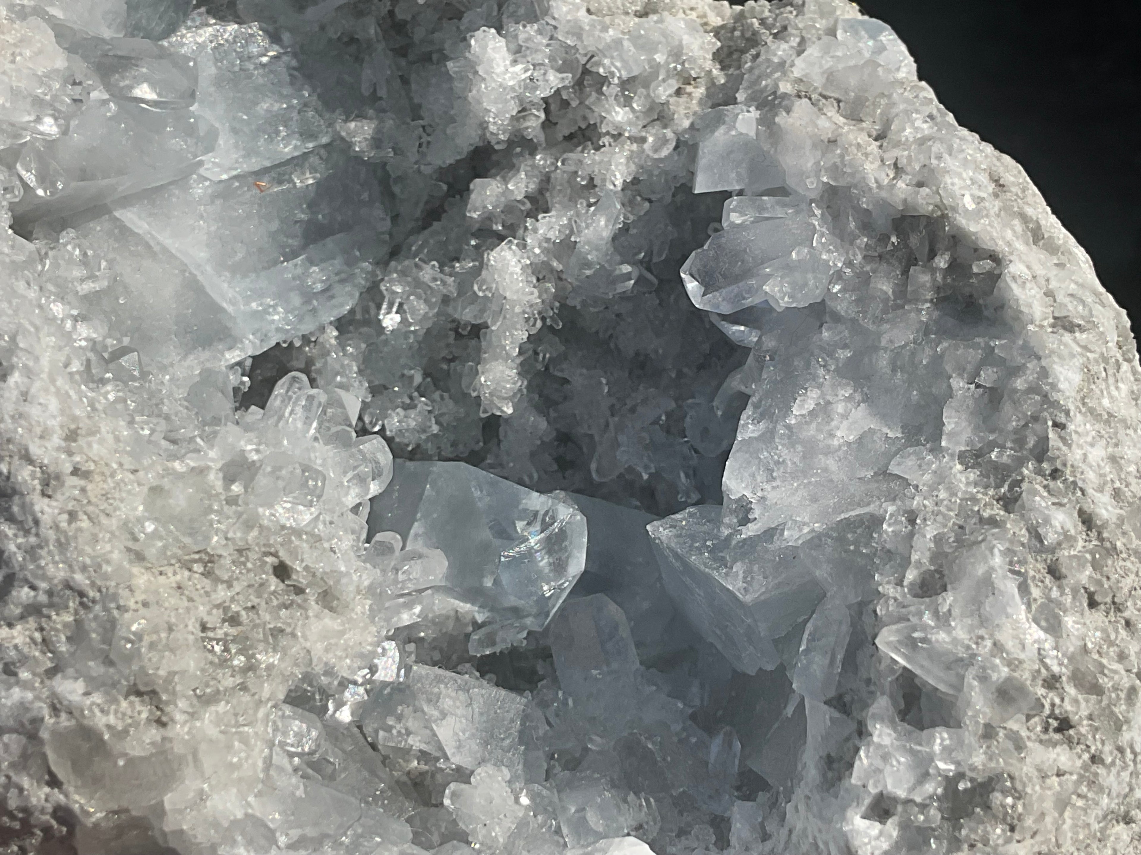 1838g Celestite/Celestine Geode
