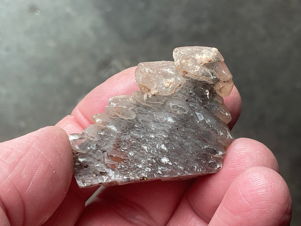 28g Red Pagoda Calcite Specimen 2C from Hubei,China