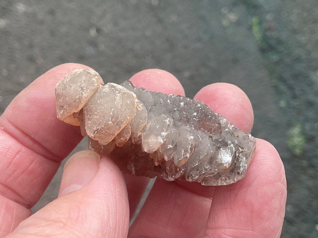 28g Red Pagoda Calcite Specimen 2C from Hubei,China