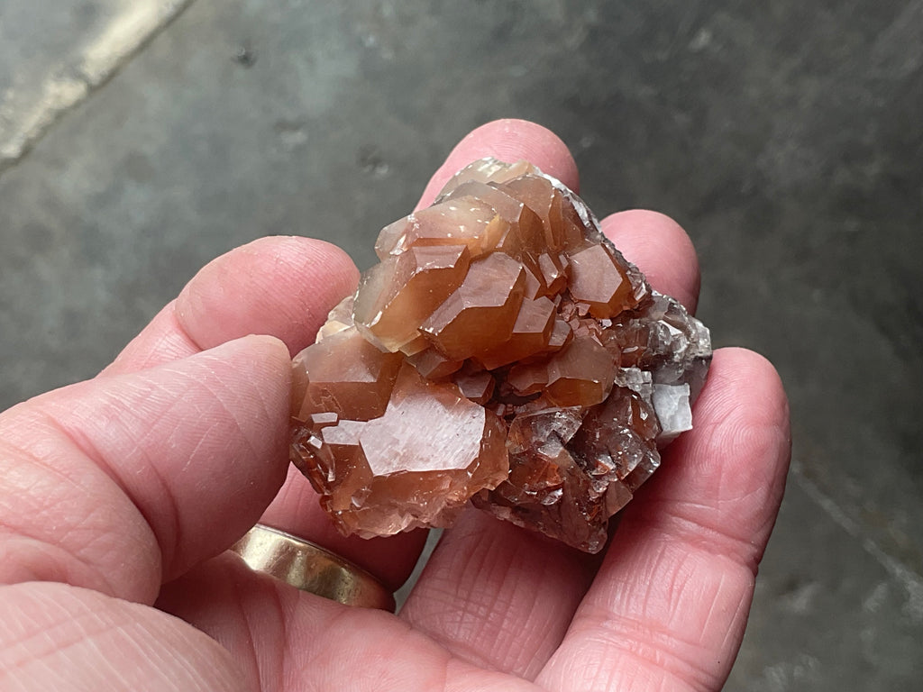 70g Red Pagoda Calcite Specimen 5A from Hubei, China