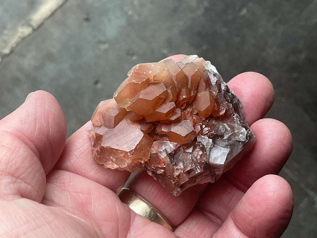 70g Red Pagoda Calcite Specimen 5A from Hubei, China