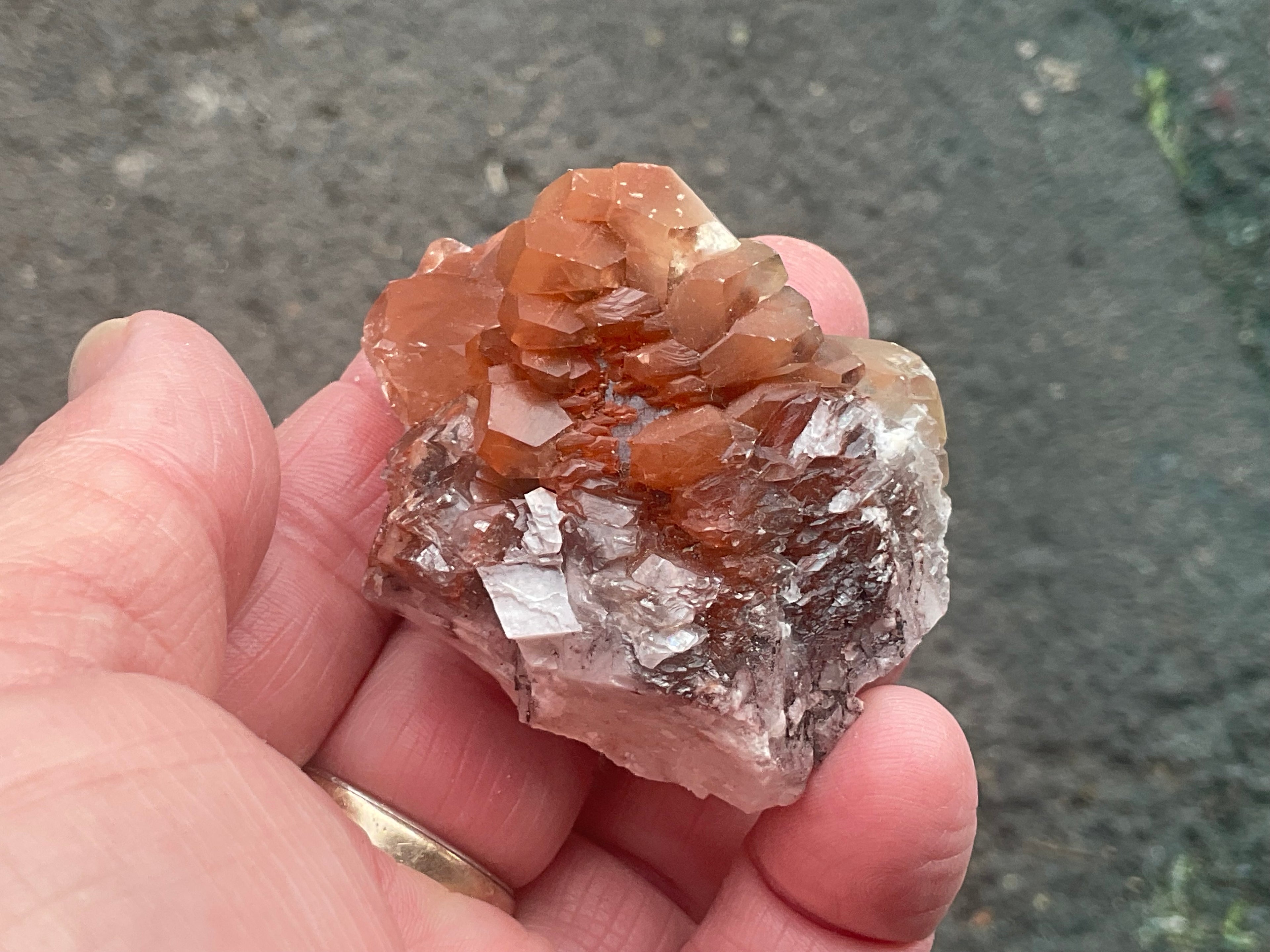 70g Red Pagoda Calcite Specimen 5A from Hubei, China