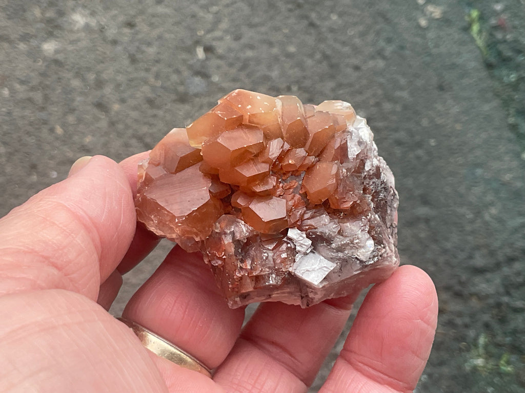 70g Red Pagoda Calcite Specimen 5A from Hubei, China